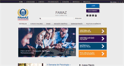 Desktop Screenshot of famaz.edu.br